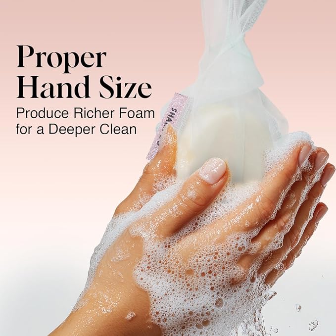 Kitsch Bar Soap Saver Bag - Soap Dish and Soap Holder for Shampoo Bar, Conditioner & Body Wash – Recycled Mesh Beauty Bar Soap Pouch, Eco-Friendly, Patented Bag - Mint-Velvo Beauty