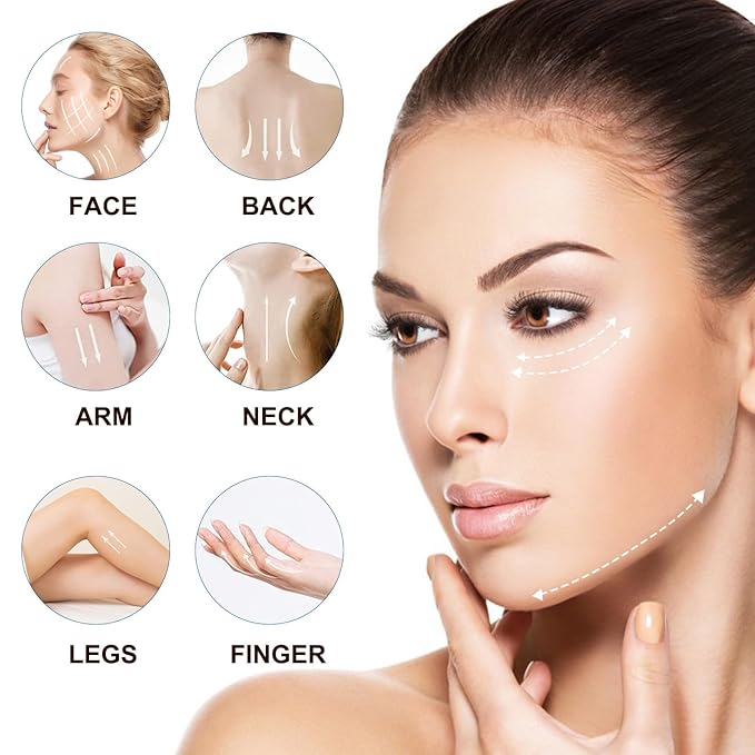 Ice Face Roller, Joyeee Silicone Ice Roller For Face and Eyes Puffiness Relief Reusable Face Ice Cubes Migraine Pain Relief Facial Ice Mold Skincare Tools Gifts for Women Beauty-Velvo Beauty