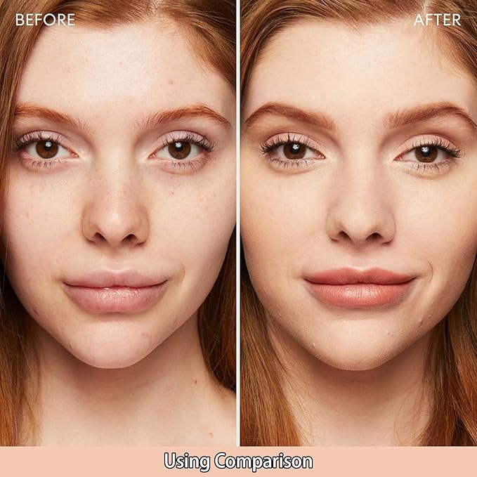 Concealer Moisturizing Gradient Foundation, Lightness Oil Control Long Lasting Waterproof Full Coverage Color Correcting Foundation-Velvo Beauty