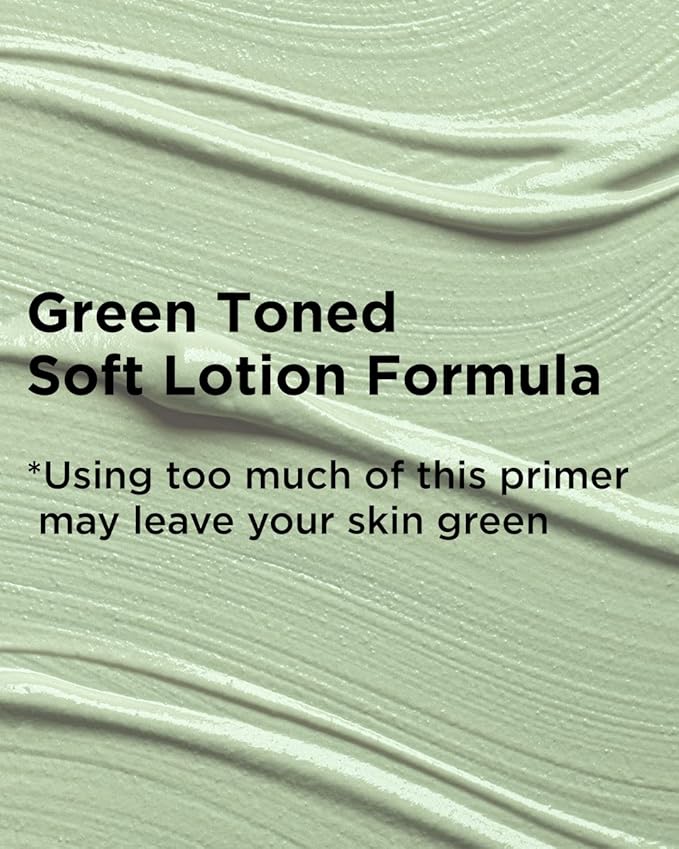 TOUCH IN SOL Redness Correcting Base Primer 1.01 fl.oz. - Pore Minimizing Green Toned Makeup Base - Tone Neutralizing before Foundation - Minimize Rosacea, Redness - No Pore Blem Primer Base-Velvo Beauty