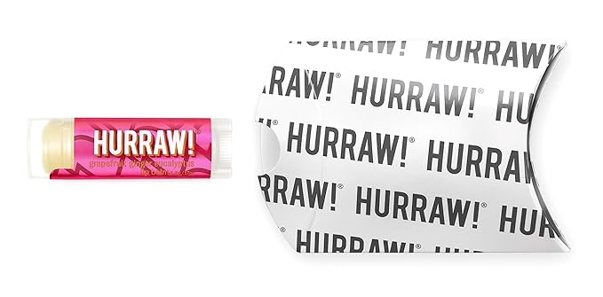 Hurraw! Grapefruit, Ginger, Eucalyptus (Kapha) Lip Balm: Organic, Certified Vegan, Cruelty and Gluten Free. Non-GMO, 100% Natural Ingredients. Bee, Shea, Soy and Palm Free. Made in USA-Velvo Beauty