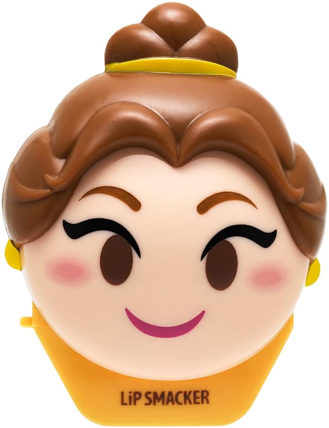 Lip Smacker Disney Beauty And The Beast Belle Emoji Flavored Lip Balm, Belle, Last Rose Petal, Clear, For Kids-Velvo Beauty