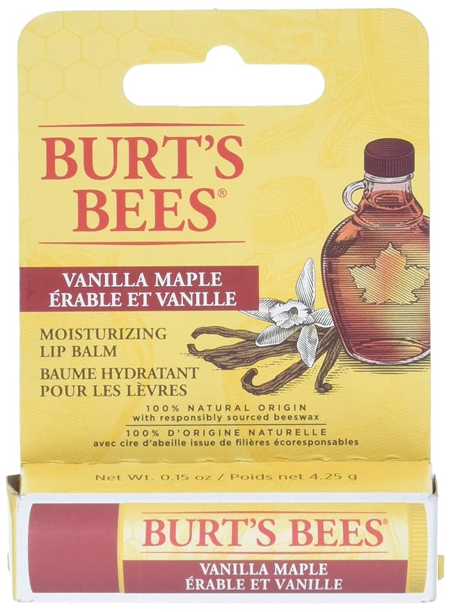 Burts Bees Vanilla Maple Lip Balm, 4.25 GR-Velvo Beauty