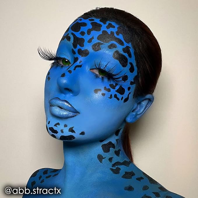 Mehron Makeup Paradise Makeup AQ Refill Size | Stage & Screen, Face & Body Painting, Beauty, Cosplay, Halloween | Water Activated Face Paint, Body Paint, Cosplay Makeup .25 oz (7 ml) (LAGOON BLUE)-Velvo Beauty