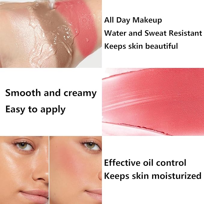 3Pcs Cream Contour Stick Makeup Kit, Shades with Highlighter Stick, Blush Stick and Bronzer Contour Stick for Sculpt the Cheeks, Long Lasting, Waterproof, Matte & Dewy Finish (LIGHT MEDIUM)-Velvo Beauty