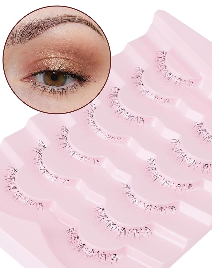 Eyelashes False Bottom Lashes Lower Lashes Fake Bottom Eyelashes 7 Pairs R-2-Velvo Beauty
