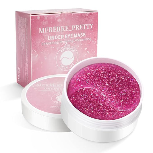 Vemofoper Under Eye Patches - 30 Pairs Collagen Under Eye Masks Anti-Aging Eye Mask for Face to Soothe Puffiness, Eye Bags and Wrinkles-Velvo Beauty