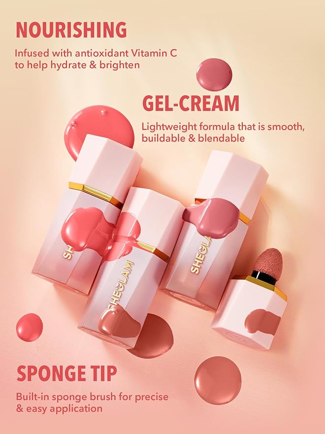 SHEGLAM Color Bloom Liquid Blush Makeup for Cheeks Matte Finish -Hot Topic-Velvo Beauty