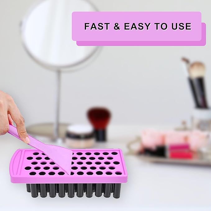 Lip Balm Filling Tray Kit - 1x Filling Tray, 1x Spatula, 50x Lip Balm Tubes (Black), 50x Writable Sticker (3 colors), 50x Printed Stickers (Transparent) - DIY Homemade Lip Balm - Gift Idea-Velvo Beauty