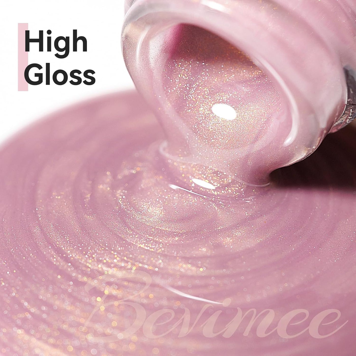 Cat Eye Gel Nail Polish Sheer Pink Glass Jelly Magnetic Nail Polish Gel Shimmer Glitter Gloss Shine Holographic Translucent Color For Nail Art Manicure DIY At Home 12ml-Velvo Beauty