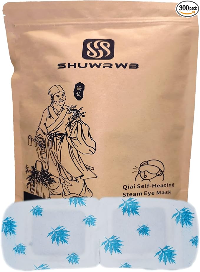 Qiai Self-Heating Steam Eye Mask 10 Packs for Better Sleep&Eye SPA|Reduce Dark Circles & Puffiness|Relief Eye Fatigue Dry&Itchy Eyes|Reduce Wrinkles|Heated Eye Mask Portable for Personal Care-Velvo Beauty