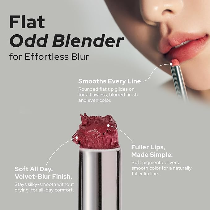 Unseen Blur Lip Tint Long-Lasting Stain, Blendable 3.2g (Speak Easy, 3.2)-Velvo Beauty