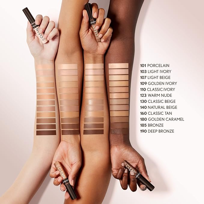 Covergirl Clean Invisible Concealer, Lightweight, Hydrating, Vegan Formula, Porcelain 101, 0.23oz-Velvo Beauty