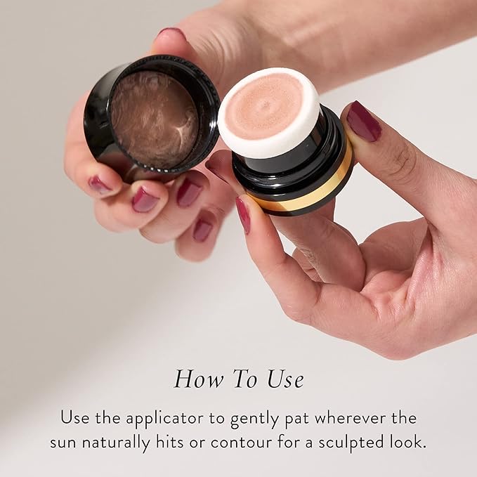 LAURA GELLER NEW YORK Bronze-n-Brighten Baked To Go - Travel Size - Deep - Natural Bronze Glow-Velvo Beauty