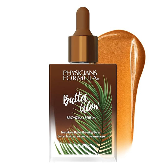 Physicians Formula Butter Glow Bronzing Serum, Innovative & Nourishing Skincare Bronzing Drops for Radiant, Natural Sunkissed Complexion - Sunkissed Glow-Velvo Beauty
