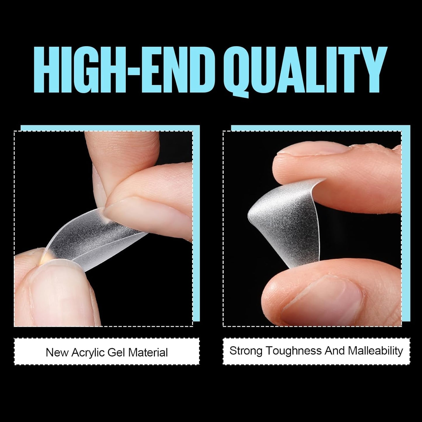 TOMICCA Medium Almond Nail Tips 15 Sizes 360pcs Full Cover Almond Fake Nails Soft Pre Shaped Gel Tips Acrylic Full Matte For Nail Extensions Home Diy Nail Salon-Velvo Beauty