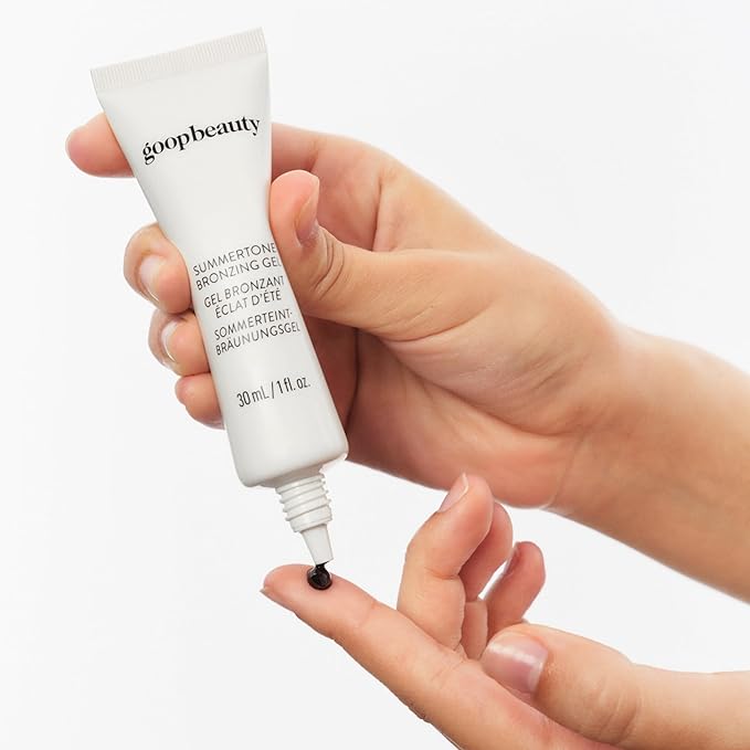goop Beauty Summertone Bronzing Gel | Hydrating Skin Tint for a Sun-Kissed Glow | Vitamin E & Red Algae Astaxanthin | 1 fl oz-Velvo Beauty
