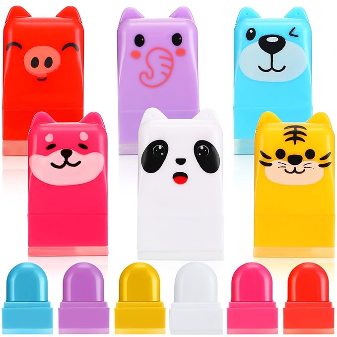 12 Pcs Farm Animals Birthday Lip Balm Gifts for Baby Shower Prizes Gift Baby Shower Favors Genger Reveal Gifts Zoo Theme Birthday Party Favors for Preschool Toddler Boy Girl Classroom Prizes-Velvo Beauty