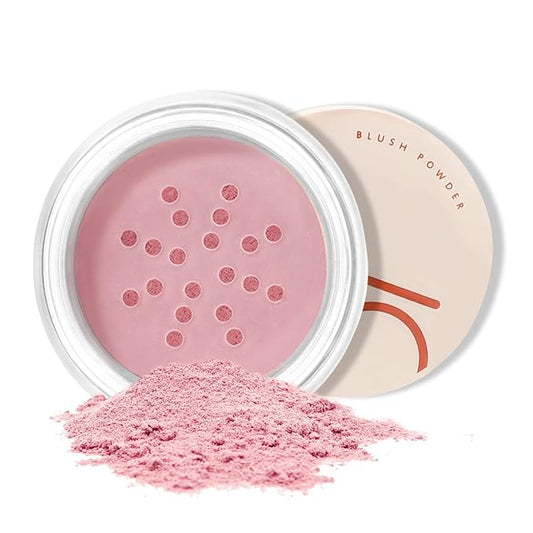 Boobeen Matte Blush Powder Makeup Loose Powder Face Blushes Single Color Blush Rouge Powder Natural Pink Blush for cheeks, Easily Blends, Smoothly with Satin Matte Look-Velvo Beauty