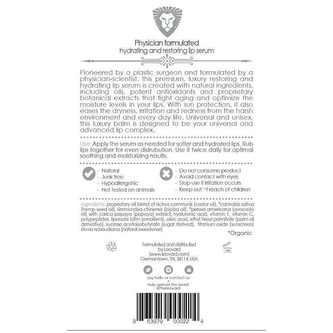 Organic Lip Balm - Hydrating, Natural Ingredients, Instant Moisturization, Daily Use-Velvo Beauty