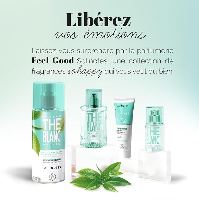 SOLINOTES White Tea Perfume for Women - Eau De Parfum | Delicate Floral and Soothing Scent - Made in France - Vegan - 1.7 fl.oz-Velvo Beauty