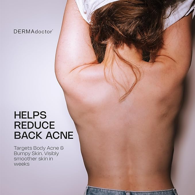 DERMAdoctor KP Bump Eraser Extra Strength Peel Pads – Exfoliating Body Treatment for Keratosis Pilaris, Body Acne & Rough Skin | AHA + BHA + PHA Formula | Dermatologist Developed-Velvo Beauty