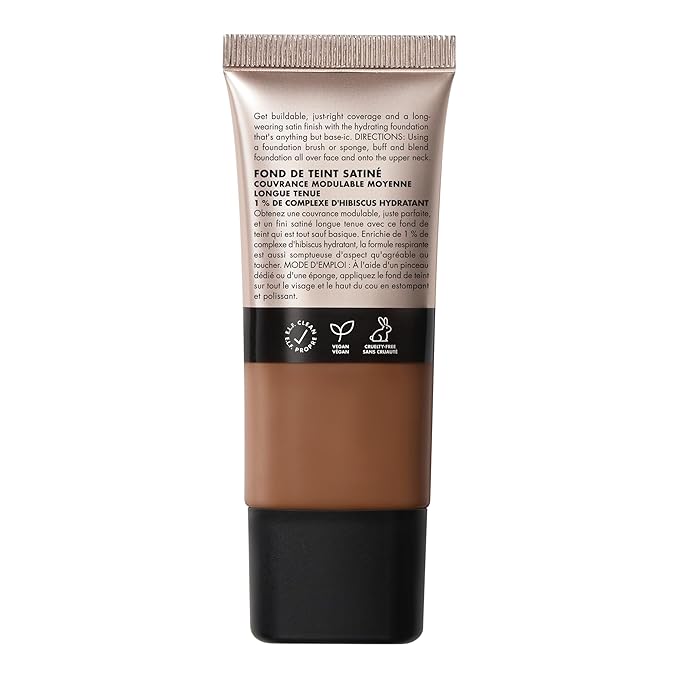 e.l.f. Soft Glam Foundation, Medium Coverage, Long-Lasting & Buildable Foundation For A Smooth, Satin Finish, Vegan & Cruelty-Free, 52 Deep Cool-Velvo Beauty