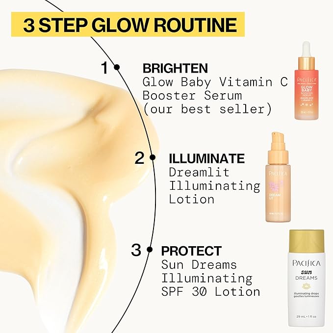Pacifica Sunset Glow Drops – Face Bronzer - Vitamin C Face Bronzing Makeup for Instant Sun-Kissed Glowing Illuminator & Hydrating Skin Tint | Buildable Highlighter Drops Vegan Dermatologist Tested-Velvo Beauty