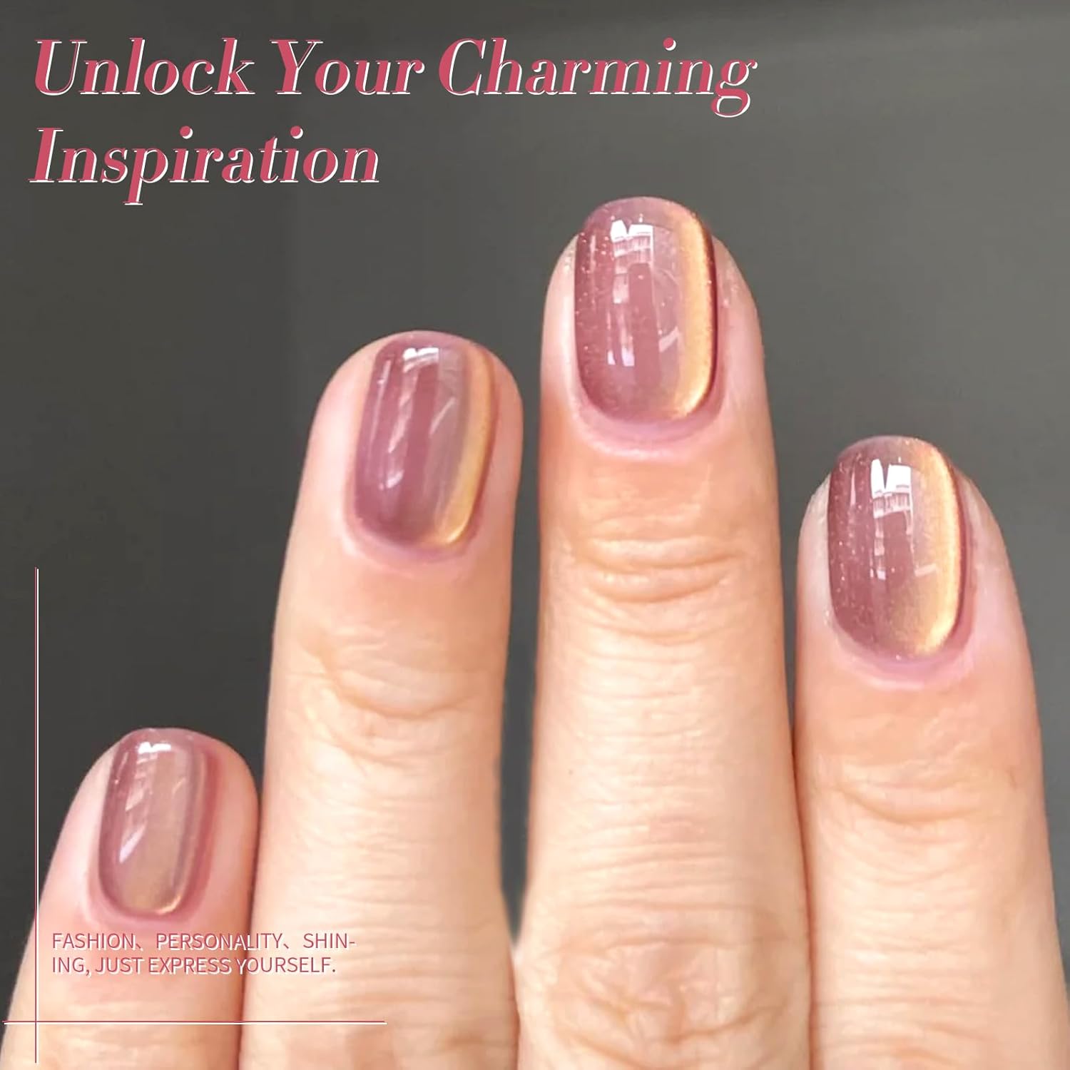 BORN PRETTY Cat Magnetic Eye Gel Nail Polish,Violet haze Jelly Glass Magnetic Gel Polish,Glitter Soak Off Nail Art Salon Manicure Home Gift 15ml-Velvo Beauty