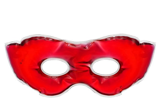 Gel Eye Mask for Puffiness and Dark Circles - Cooling Eye Masks for After Surgery and Headache/Stress Relief - Multiple Colors Available - Red-Velvo Beauty