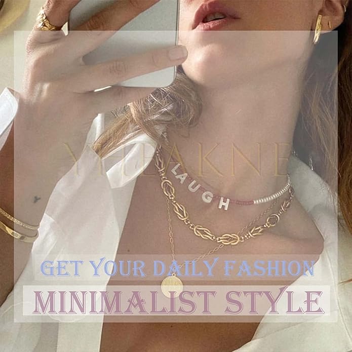 Boho Layered Pearl Necklace Choker Gold Pearl Pendant Necklace Multi Layer Vintage Necklace Chain Bridal Necklace Jewelry for Women and Girls-Velvo Beauty