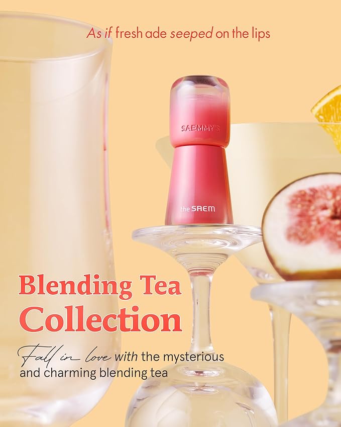 THESAEM Saemmy's Ade Shot Tint (01, 06) - Korean Lip Titnt, Water Gel Lip Stain with Plump Glowy Moisturizing Finish, Buildable Radiant Gloss, Long-Lasting Comfort, 0.1 fl.oz.-Velvo Beauty