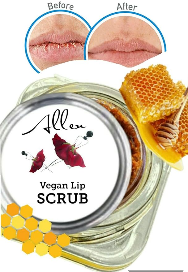 Lip Scrub for Dry Chapped Lip Repair - Moisturizing Exfoliating Formula-Velvo Beauty
