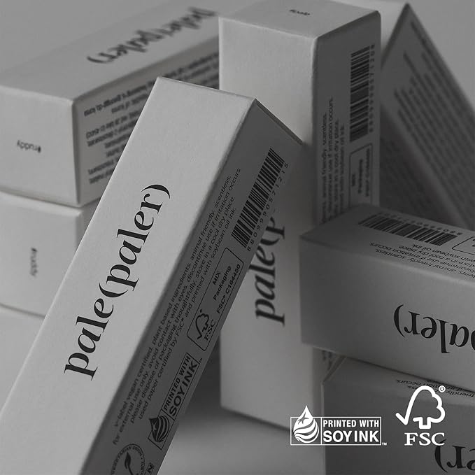 Nourishing Vegan Lip Balm, Unscented Lip Balm with Shea Butter and Plant-Based Oil, Non-Sticky Lip Balm with a Melting Texture, 0.13 oz. (#Pale (Clear))-Velvo Beauty