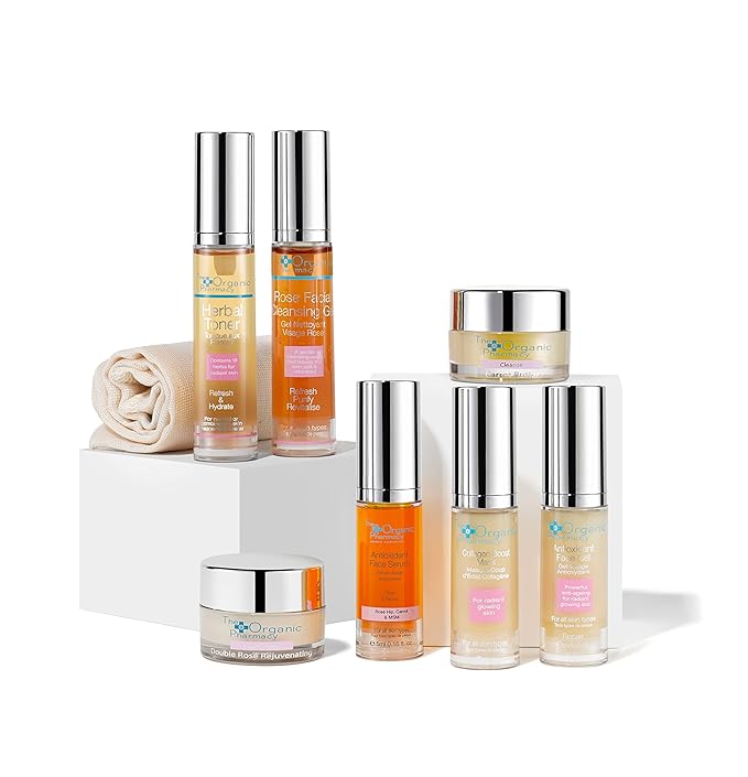 The Organic Pharmacy Essential Skin Care Kit - 7 Pc Travel-size Collection-Velvo Beauty