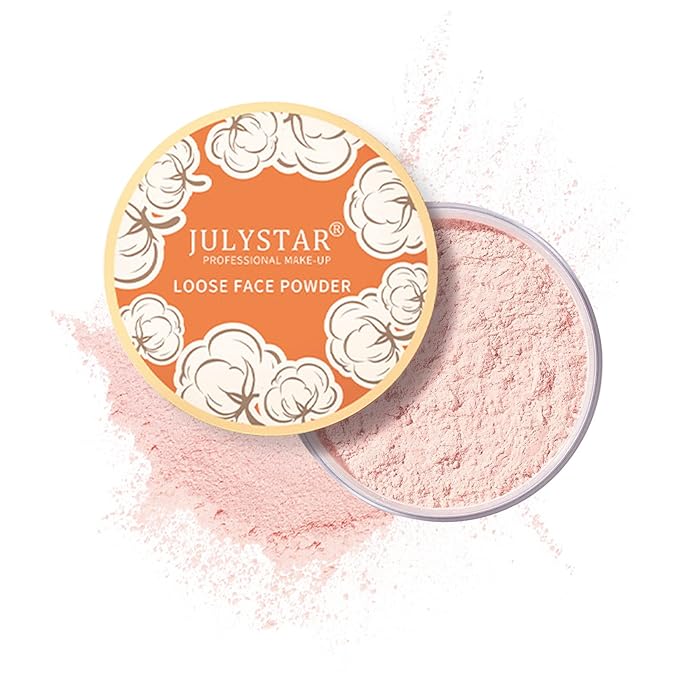 Pink Setting Powder Loose Face Powder Matte Soft Smooth Oil Control Long Lasting Loose Setting Powder Makeup For Natural Flawless #02 Pink Complexion-Velvo Beauty
