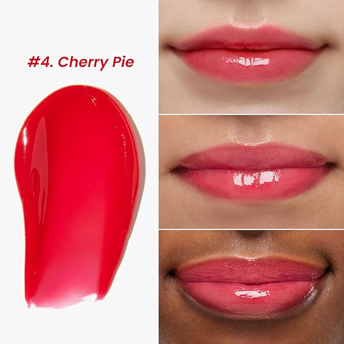 CNP Propolis Jelly Tinted Lipcerin™ - 04 Cherry Pie, Hydrating Lip Balm & Gloss with Manuka Honey + Hyaluronic Acid, Korean Skincare, 0.3 fl.oz.-Velvo Beauty