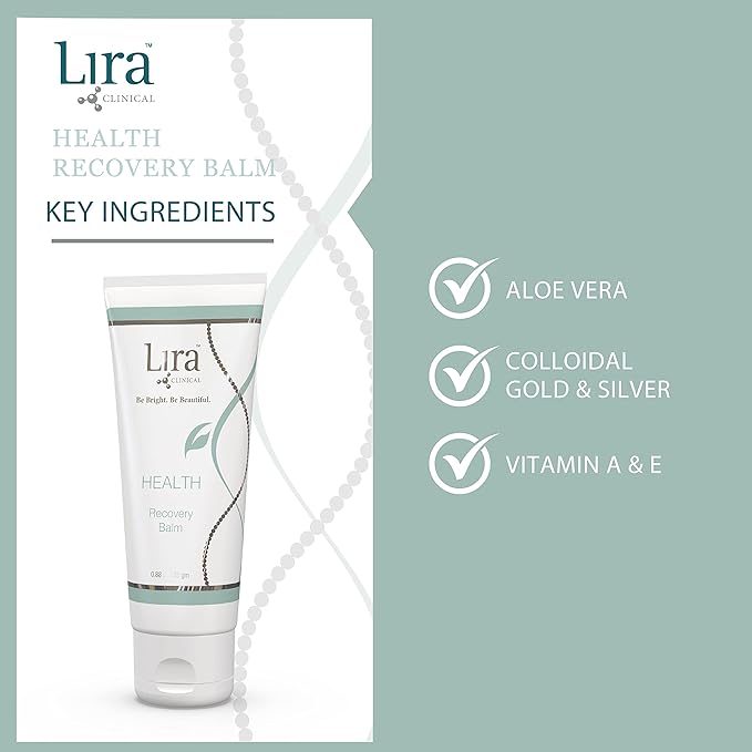 Lira Clinical HEALTH Recovery Balm - Post-treatment Ultra-hydrating Balm - with Aloe Vera, Vitamin A & E - for Normal, Sensitive, Dry Skin - 1 fl oz-Velvo Beauty