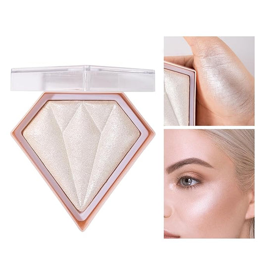 Face Highlighter Luminizers Highlighter powder Translucent Setting Powder High Definition Powder for All Skin Types and Skin Tones(N01)-Velvo Beauty