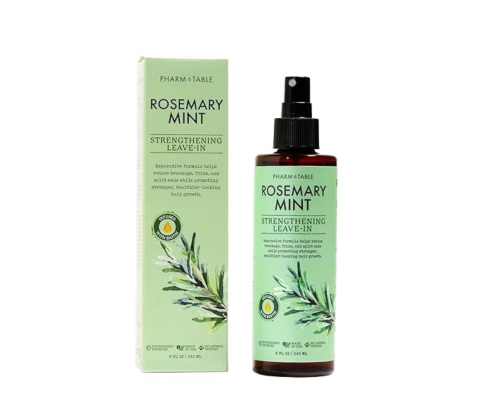 Leave In Conditioner Spray - Rosemary & Mint Scalp Treatment - Anti-Dandruff and Dry & Itchy Scalp treatment, Hydrating & Medicated Formula for Psoriasis and Scalp Care - Detangles & Nourishes Hair.-Velvo Beauty