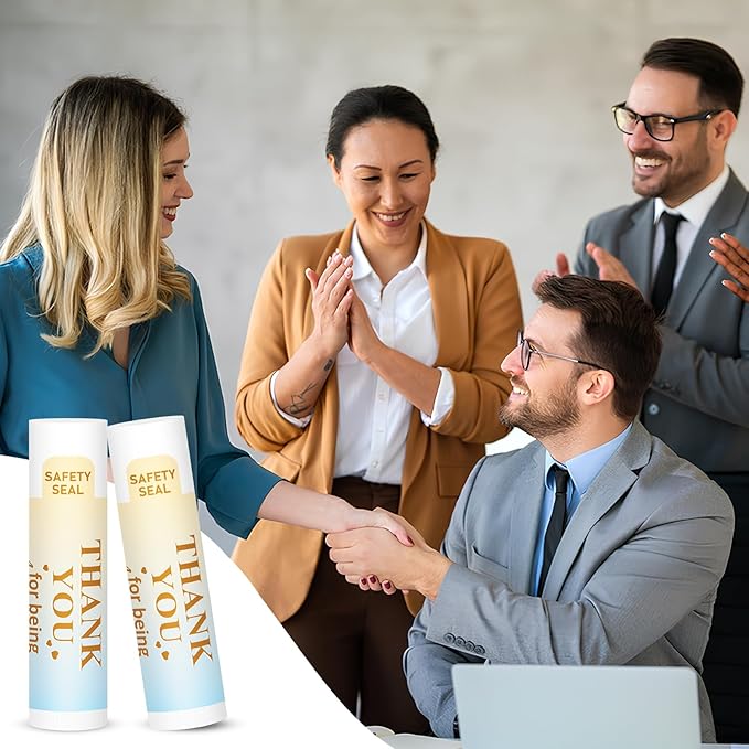 DMSKY Appreciation Gifts 60 Pcs Lip Balm Bulk, Staff Appreciation Gifts Bulk Thank You Gifts Bulk for Coworkers Teacher Worker Employee Leaving Farewell Gifts-Velvo Beauty