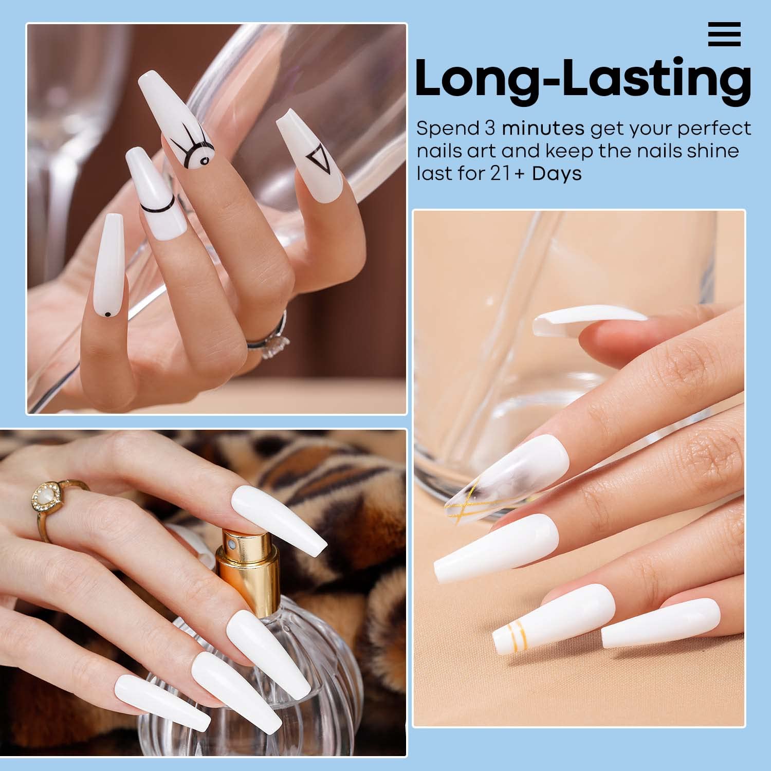 Modelones Dip Powder White Color, Nail Dipping French Nail Art Pro Collection System for Starter Manicure Salon DIY at Home, Odor-Free, Long-Lasting, No Needed Nail Lamp Cured, 1 Oz-Velvo Beauty