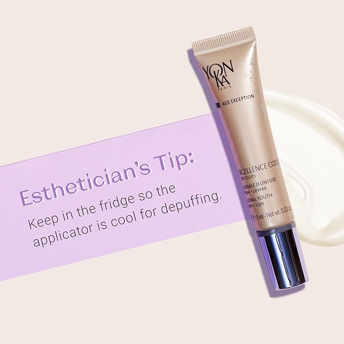 Yon-Ka Excellence Code Contours Eye Cream (15ml) Anti-Aging Eye and Lip Treatment with Hyaluronic Acid, Reduce Puffiness and Dark Circles, Paraben-Free-Velvo Beauty