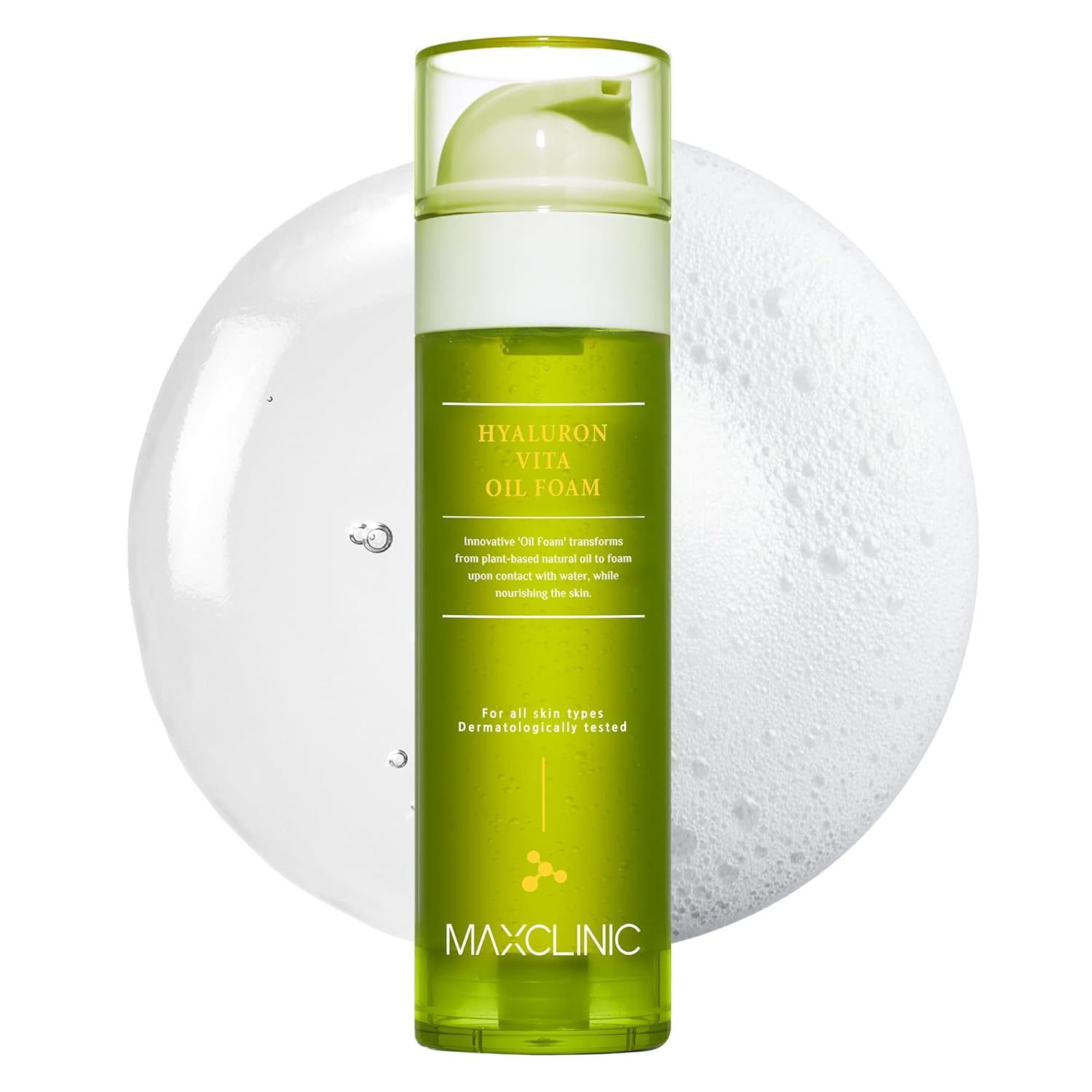 [K-Beauty] Hyaluron Vita Oil to Foam - All-in-One Korean Face Wash OilBased Foaming Facial Cleanser - Pore Minimizing & Blackhead Remover - Makeup Deep Cleansing Oil for Dry Skin (3.88 fl oz)-Velvo Beauty