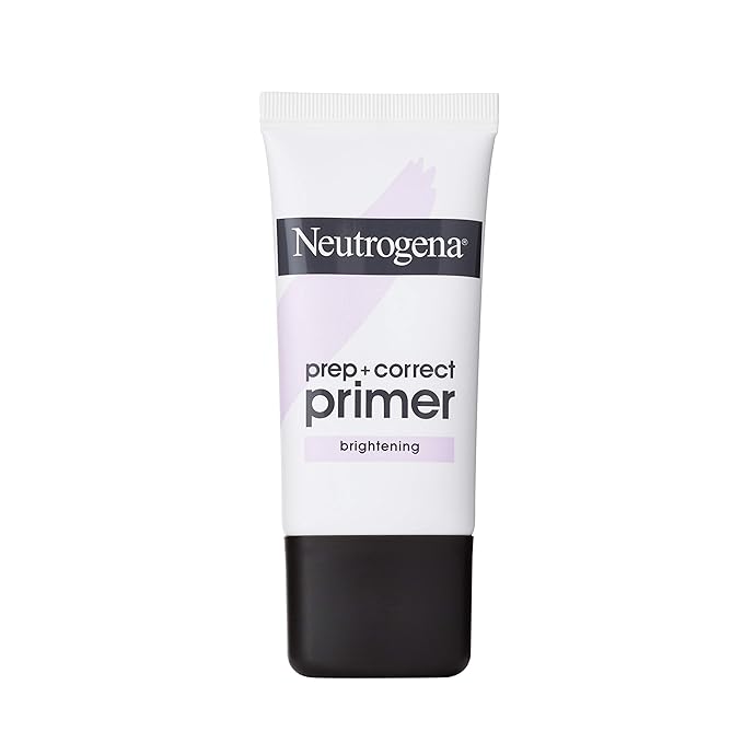 Neutrogena Prep + Correct Primer for Brightening Skin, Illuminating Makeup Primer with Seaweed Extract to Help Brighten Skin & Minimize Pores, 1.0 oz-Velvo Beauty