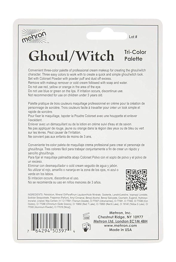 TRI COLOR PALETTE GHOUL WITCH-Velvo Beauty