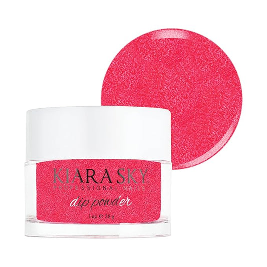 Kiara Sky Long Lasting Nail Dip Powder Pink Tones 1 oz, Pink Up the Pace-Velvo Beauty