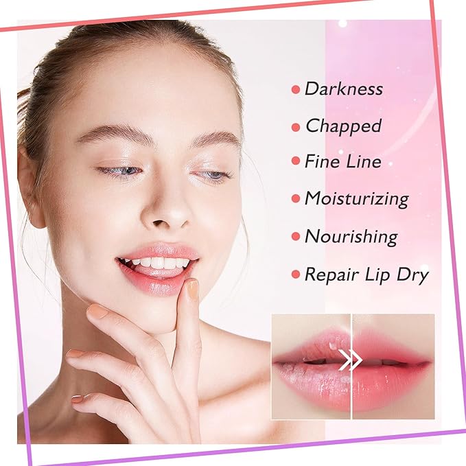 Adofect 30 Pieces Collagen Crystal Lip Masks,Pink Lip Patches& Moisturizers Collagen Lip Pads Great for Hydrating Skin, Anti Chapped & Anti-Aging and Plump Your Lips,Pink-Velvo Beauty