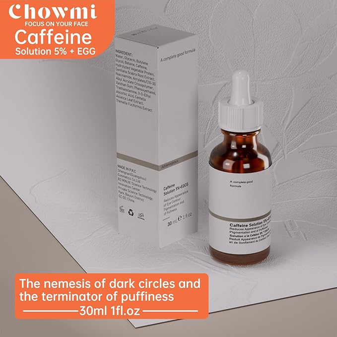 The Caffeine Solution 5% + EGCG，Reduces Appearance of Eye Contour Pigmentation and Puffiness，Under Eye Serum (30ml) Caffeine For Face Moisturizing Serum (2)-Velvo Beauty