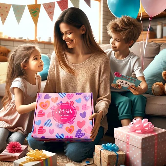 Birthday Gifts For Women-Assorted 4 Shower Steamers, 3 Bath Bombs, 2 Scented Candles, and 1 Exfoliating Body Scrub - Gifts for Mom, For Women, For Wife and Girlfriend……-Velvo Beauty